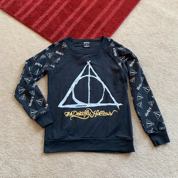 Harry Potter Jrs S The Deathly Hallows Sweatshirt - Picture 2 of 8